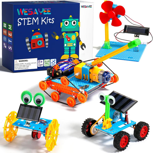 STEM Kits for Kids Crafts Ages 8-10, Solar Robot Kit STEM Building