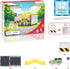 Pack 2 Set 3+ PTR07 PicassoTiles Magnetic Tiles Race Car Track Kit Parking Garage Expansion with Cars Magnet Tile