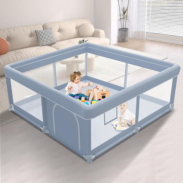 XVISHX 50 x 50 Inch Baby Playpen, Playpen for Babies and Toddlers,