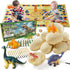 Dino Fossil Eggs Dinosaur Toys - 12 Dinosaur Eggs Dig Excavation Kit