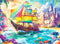 DAGIRT 300 Piece Puzzles for Adults Sea Beach Ship Jigsaw Puzzle, Large 300