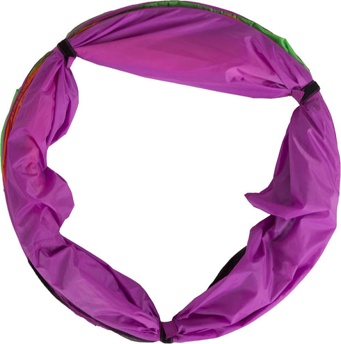 Pacific Play Tents Kids Peek-A-Boo I See You 6 Foot Crawl Tunnel, Multicolor & Mesh