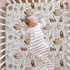 52" 28" HawSkgFub Noahs Ark Animal Boat Religious Fitted Standard Crib Sheet for Baby Boy Girl, Elephant Bear Giraffe