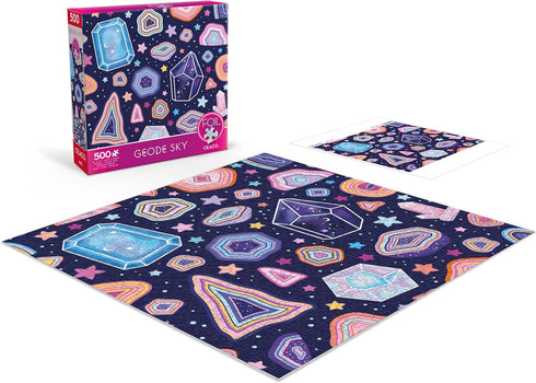 Ceaco Foil Puzzle - Geode Sky 500 Piece Jigsaw Puzzle
