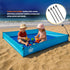 US Original BeachBoba Sandproof Beach Blanket - Outdoor Playpen Sheet with Side Walls and Stakes to Keep Sand Out