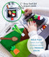 Curious Columbus Quiet Book, Fabric Busy Book for Toddlers 3-5, Montessori Travel Activity for Kids