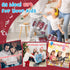 Set 3-5 4-6 5-7 Kids Drum for Toddlers Musical Jazz Drum with Stool Toys for Boys Girls Birthday, Red