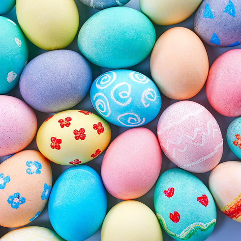 96 8 Menkxi Pcs Plastic Easter Eggs with Clear Egg Cartons for Crafts DIY Fake Eggs White Plastic Eggs Paintable Easter