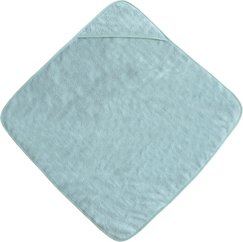 Organic Cotton Baby Hooded Towel in Sea Mist - Soft and Gentle for Your Little One