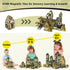 GobiDex Magnetic Tiles Army Toys, Magnet Tiles Building Blocks for Toddlers Montessori Learning Toys