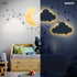 Lumipets Lighted Elephant, Nursery Night Light, Wall Mounted Lighted, Battery Operated Cloud Light SignLightweight