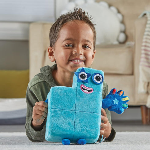 hand2mind Sing-Along Numberblock Five, Light Up Plush Toy, Musical Figure for Preschool Learning Gifts