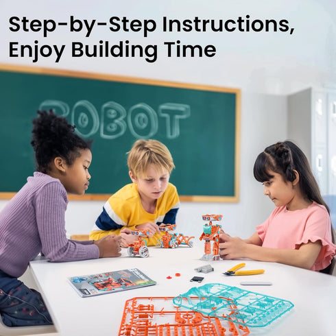 Sillbird 8-14, 15-in-1 Set, 212 Solar Robot Building Kit STEM Gift for Boys Aged DIY Science Educational Robotic Solar