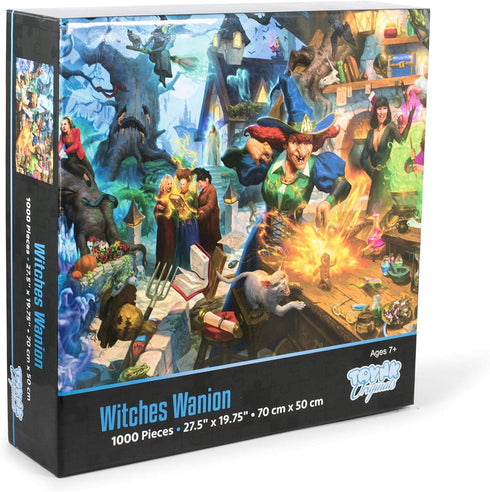 Toynk Witches Wanion Mystical Puzzle, 1000 Piece Jigsaw Puzzle Toy for Adults and Kids, Interactive Brain Teaser
