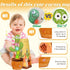 Baby Dancing Cactus for Baby Toys Boys Girls, Dancing Cactus Mimicking Toy Talking Cactus Toy 6 to 12 Month Old Baby Toys, Talking Imitation Toys Glowing Musical Toys Children's Educational Toys