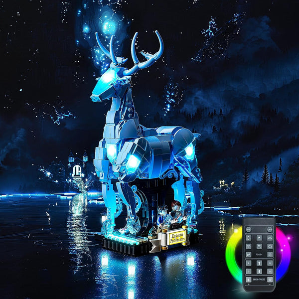 LED Lighting Compatible with Lego Expecto Patronum 76414, Light Kit for Model (Not Included)