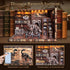 FLYINTOYS 3D Book Nook Kit, DIY Miniature Dollhouse Booknook Kit for Adults and Teens, Wooden Puzzle Bookshelf Crafts