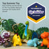 Little Big Friends Dino Friends | Rex The Tyrannosaurus | Vegan Leather | Easy to Clean | Stimulate Senses