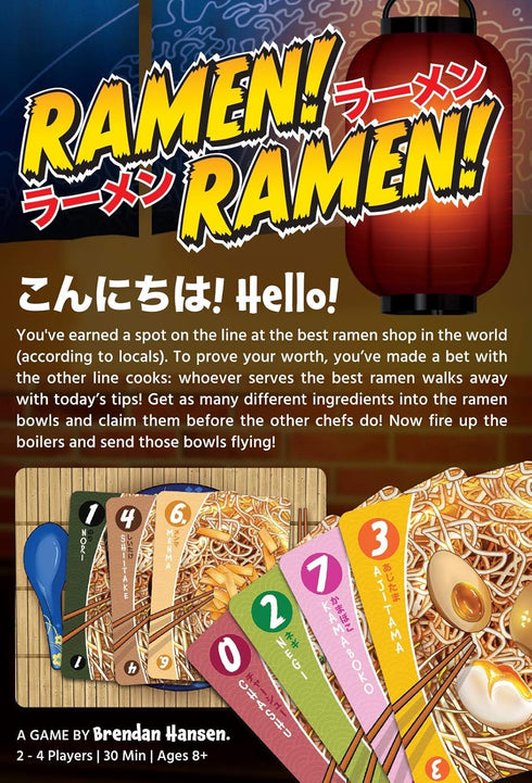 Japanime Games Ramen! Ramen! Board Game