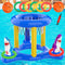 Pool Floats Toys Games Set, 2-in-1 Floating Pool Basketball Hoops & Pool Ring Toss Game for Kids Ages 8-12