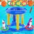 Pool Floats Toys Games Set, 2-in-1 Floating Pool Basketball Hoops & Pool Ring Toss Game for Kids Ages 8-12