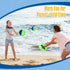 Set, 4-8-12, 4 4 Summer Toss and Catch Ball Pool Beach Outdoor Toys Games for Kids Ages Paddles Balls and Storage Bag