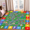 Mishareal Kids Play Mat, Super Soft Car Track Rug, ABC and Shapes Educational