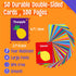 50 (2 Food Flashcards, Double-Sided Cards, Veggies, Fruits, Snacks, Desserts, Grain Cards Educational Learning Tools