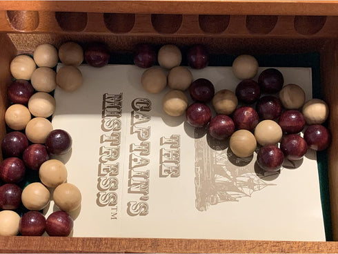 WE Games Wood Captain's Mistress (4-in-a-Row) Connect Game