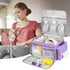 ZIOZERTT S1 S2 Breast Pump Bag Compatible with Spectra and with Insulated Compartment,Breast Pump Storage Bag