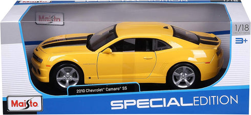 Maisto 1:18 Scale Diecast Vehicle 2010 Chevy Camaro SS RS (Colors May Vary)