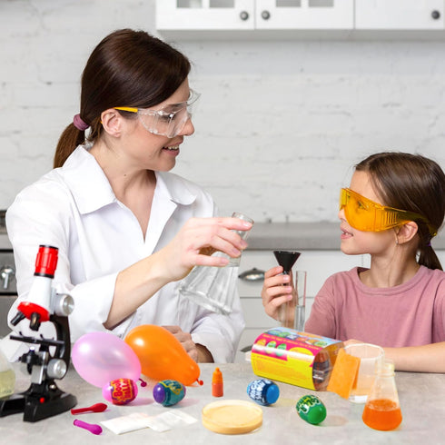 6pcs JOYIN Prefilled Easter Eggs with Toys, Plastic Eggs with Science Experiment, Basket Stuffers for Boys & Girls