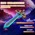Virellia 3 Upgraded Flying Sword RC Drone with Colorful LED Lights, ABS Metal Remote Control Airplane with Hand Gesture