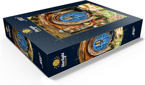 MyPuzzle Hobbit House in Hobbiton, New Zealand - Premium 1000 Piece Jigsaw Puzzle for Adults