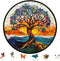 Bodhipnjoy Wooden Puzzles for Adults 500 Pieces, Stained Glass Tree of Life