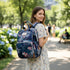 Backpack BackpackFor Floral Diaper Bag with USB Charging Port Stroller Straps and Insulated Pocket,Travel Nappy
