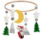 Baby Crib Mobile (Woodland Fox) - Nursery Decoration, Ceiling Mobile and Crib Mobile, Eco-Felt, Adjustable, Green,