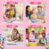 30 Pack Set, 8 Set FUMILE Watercolor Paint Colors Washable Valentines Water Color Paint for Kids with Paintbrush