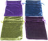 Huji Luxurious Cloth Velvet Soft Tarot Magic Drawstring Bags, Jewelry Pouch Bags, Tarot Card Size Dice Bags, Bundle of
