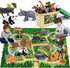 FRUSE Safari Animals Figures Toys w/ 57x38.5Jumbo Play Mat,12PCS Realistic Jungle Wild