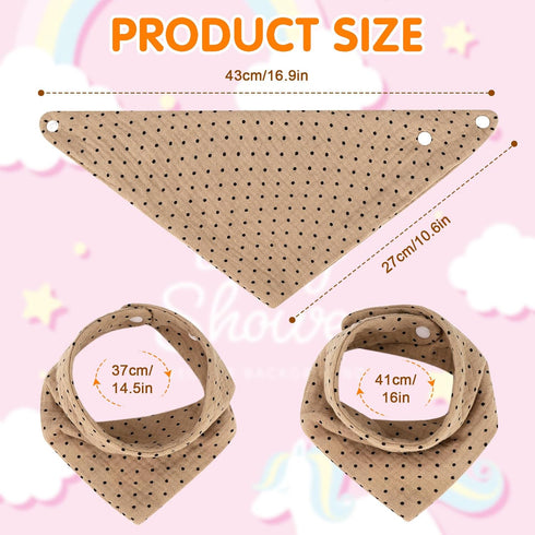 Accmor Muslin Baby Bandana Drool Bibs for Teething & Drooling, for Boys & Girls