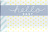 Malden International Designs Hello Baby Photo Album, 40-4x6, White