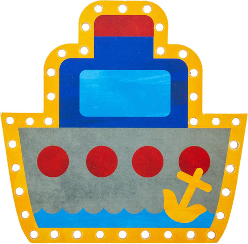 Stephen Joseph Lacing Cards, Transportation Theme for Kids