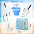 5 2 Summer PCS Shelling Tools for Beach Include PCS Seashell Bag, Mesh Sand Sifter Shovel, Foldable Beach Bucket