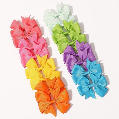 60PCS 3 Inch Hair Bows, Grosgrain Ribbon Toddler Hair Accessories with Alligator Clip Bow for Girls
