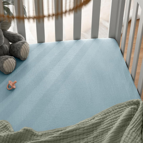 Comfy Cubs Easy Zipper Wrap Swaddle Blanket and Fitted Crib Sheet Bundle