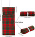 BARWA Doll Christmas Accessory, Plaid Sleeping Bag Pajamas for 11.5 inch Doll, Xmas Gift