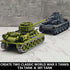 WW2 38T T-34 Collectors(1000+ Tank Building Blocks, and Army Tank Military Battle Model Kits,Toy Gifts for Boys or Men