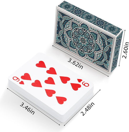 Playing Cards 2 Pack - Standard Poker Cards Professional Set, Fun Card Games for Adults, Easy Shuffle