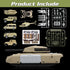 Sets, 7 4-7, XDUOYJOY Military Tank Toy Army Toys with Vehicles, Army Men Trucks Helicopter Birthday Gift for Boys Age